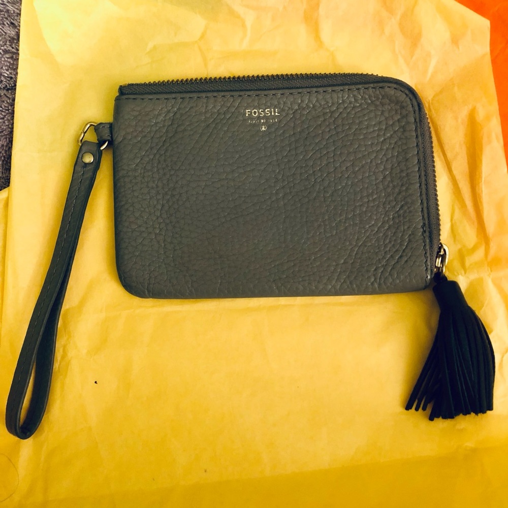 FOSSIL Leather Wristlet Wallet